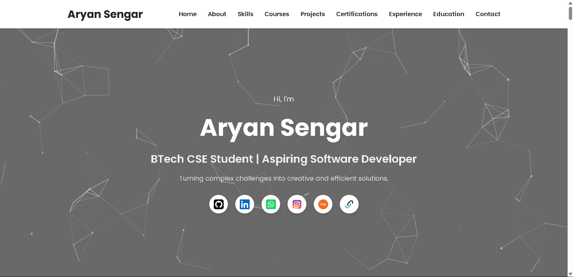 Personal Portfolio Website Project (v2)