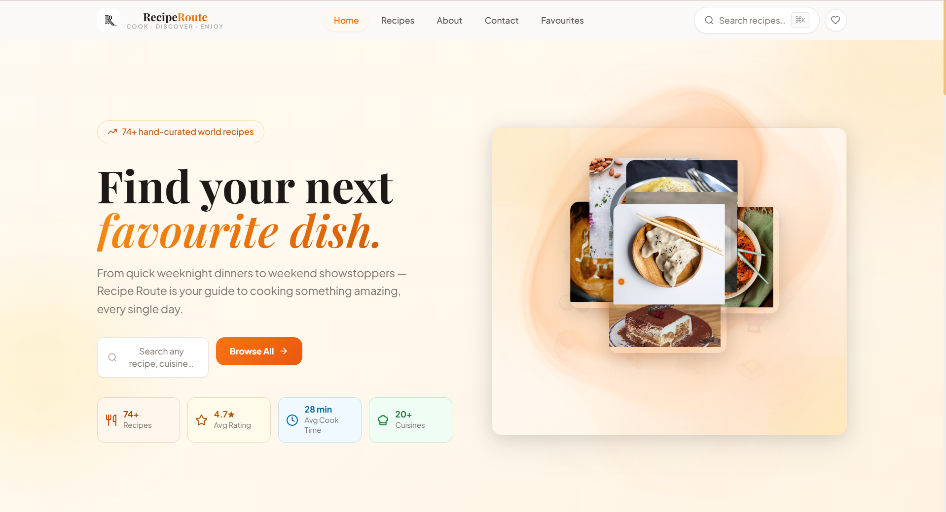 Recipe Route Project